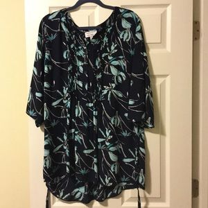 Prescott blouse with tie back
